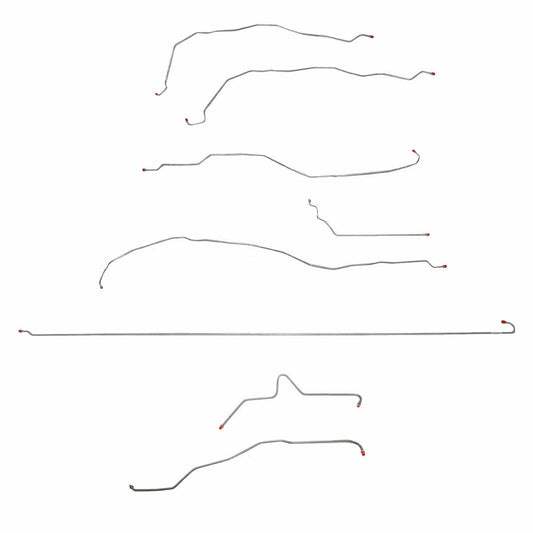 01-07 Chevrolet Silverado 2500 HD Ext Cab/Short Bed 6.0L V8 Stainless Steel - Complete Brake Line Kit Car Part People