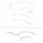 03-04 Chevrolet Silverado 1500 Brake Line Kit 2WD Stainless Steel
