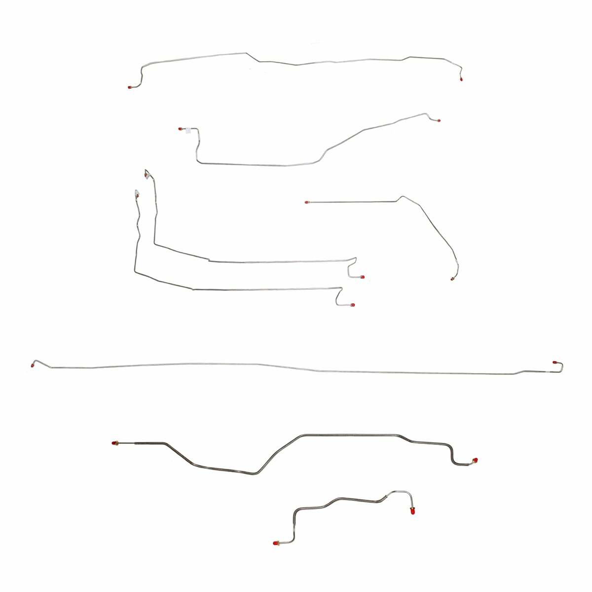 99-02 Chevrolet Silverado 1500 2WD Reg Cab/Long Bed - Complete Brake Line Kit Car Part People