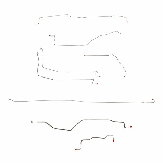 99-02 Chevrolet Silverado 1500 2WD Reg Cab/Long Bed - Complete Brake Line Kit Car Part People