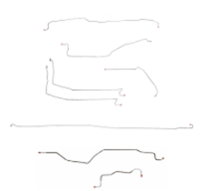 99-02 Chevrolet Silverado 1500 2WD Reg Cab/Long Bed Stainless Steel - Complete Brake Line Kit Car Part People