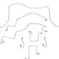 98-01 Dodge Ram 2500 Brake Line Kit 4WD Reg Cab/Long Bed Stainless Steel - Complete Brake Line Kit Car Part People