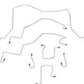 98-01 Dodge Ram 2500 Brake Line Kit 4WD Reg Cab/Long Bed  Stainless Steel