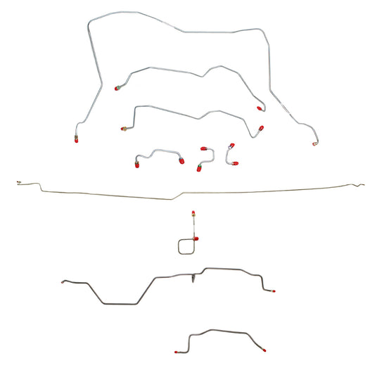 95-97 Dodge Ram 2500 Brake Line Kit 4WD Ext Cab/Long Bed RWABS Manual Trans CBK0120OM - Complete Brake Line Kit Car Part People