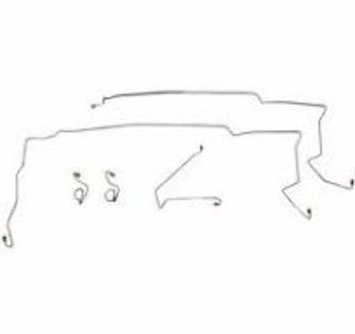 2001-03 Ford F-150 SVT Lightning Brake Line Kit S/S; Fine Lines CBK0122SS