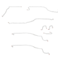 2003-06 Cadillac Escalade Brake Line Set 2WD Traction Control Steel - CBK0123OM