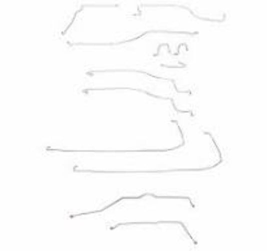 2003-06 Cadillac Escalade Brake Line Set 2WD Traction Control Steel - CBK0123OM - Complete Brake Line Kit Car Part People
