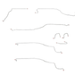 03-06 Escalade 2WD Traction Control Brake Line Set S/S Fine Lines CBK0123SS - Complete Brake Line Kit Car Part People