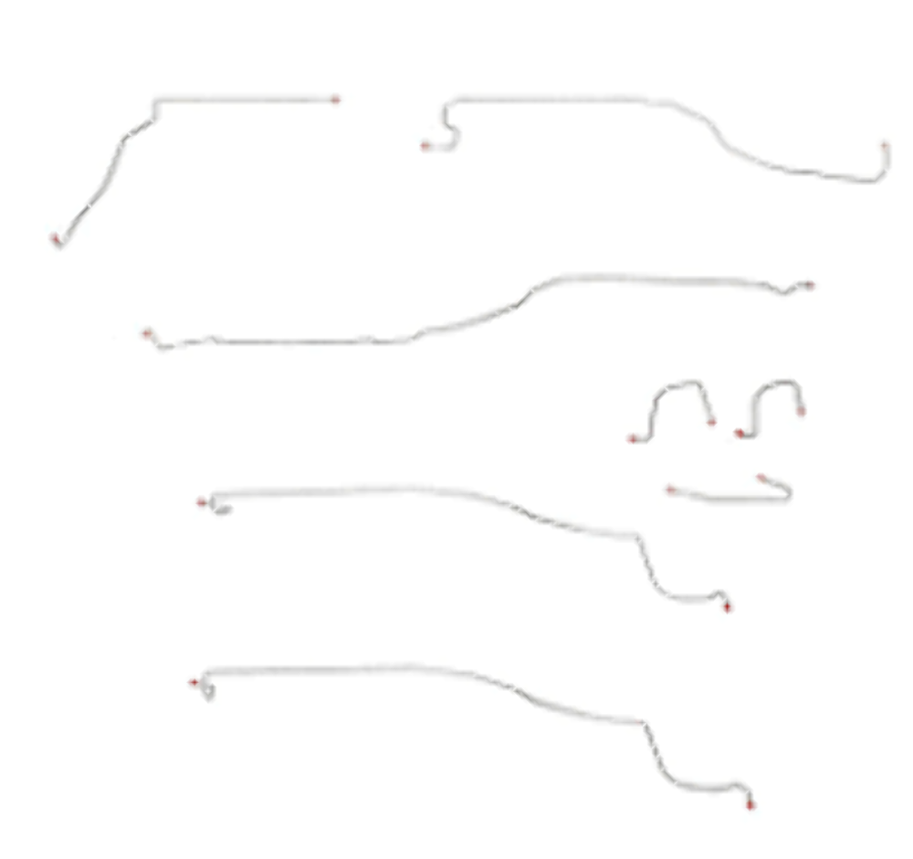 03-06 Escalade 2WD Traction Control Brake Line Set S/S Fine Lines CBK0123SS - Complete Brake Line Kit Car Part People