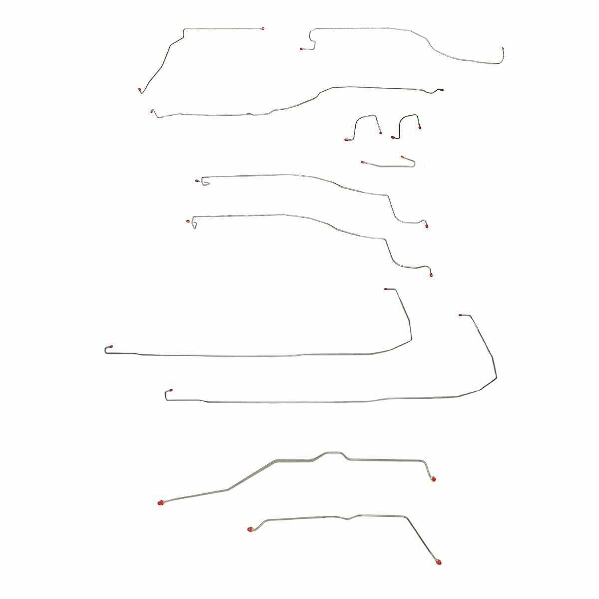 03-06 Escalade 2WD Traction Control Brake Line Set S/S Fine Lines CBK0123SS - Complete Brake Line Kit Car Part People