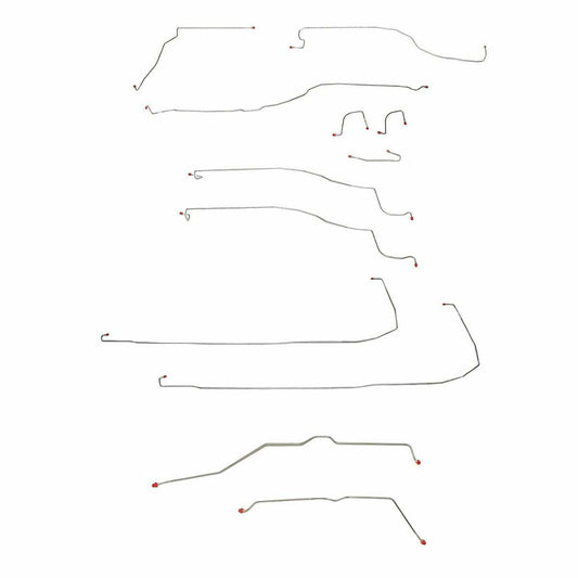03-06 Escalade 2WD Traction Control Brake Line Set S/S Fine Lines CBK0123SS - Complete Brake Line Kit Car Part People