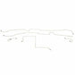 1999-03 Ford Windstar Complete Brake Line Kit Rear Drums Steel - CBK0125OM