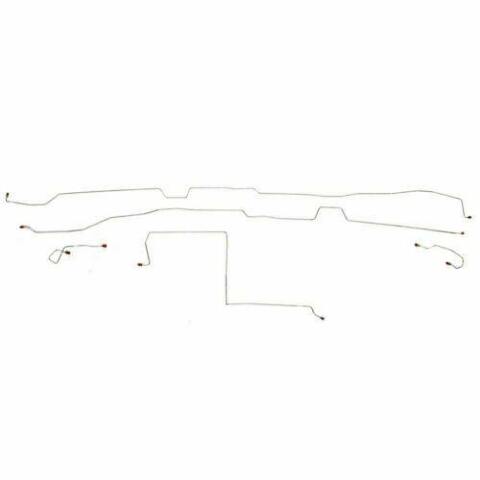 1999-03 Ford Windstar Complete Brake Line Kit Rear Drums Steel - CBK0125OM