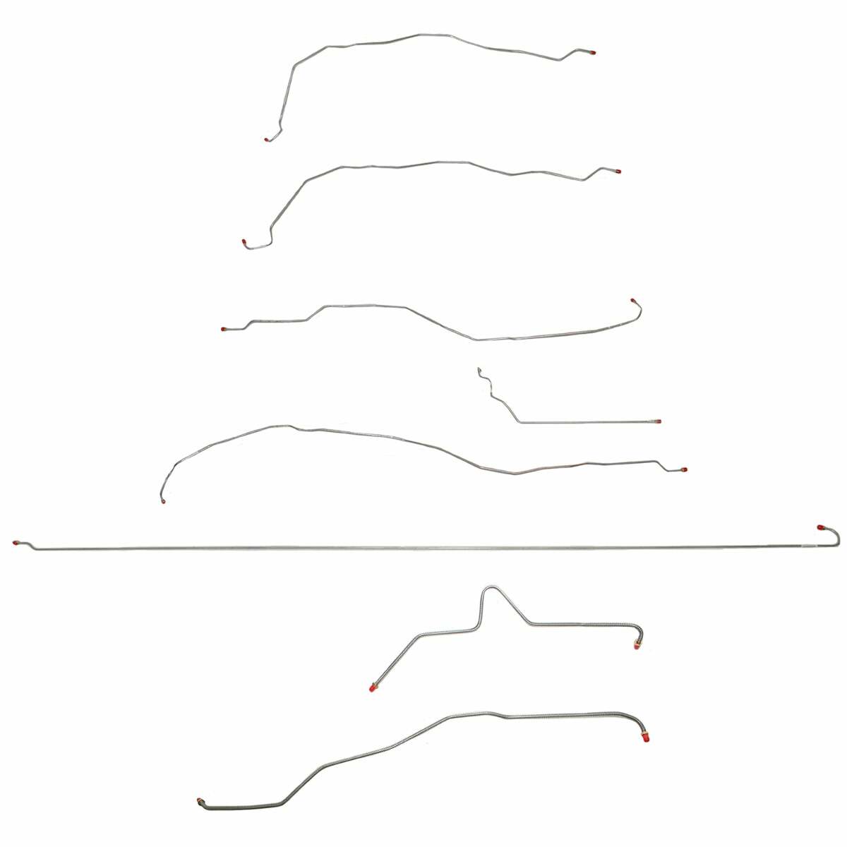 01-07 Chevrolet 2500 HD Brake Line Kit Crew Cab/Long Bed Stainless Steel - Complete Brake Line Kit Car Part People