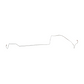1965-66 Ford Mustang Complete Brake Line Kit Dual Exhaust Disc Brake - CBK0127OM
