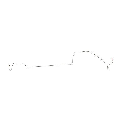 1965-66 Ford Mustang Complete Brake Line Kit Dual Exhaust Disc Brake - CBK0127OM