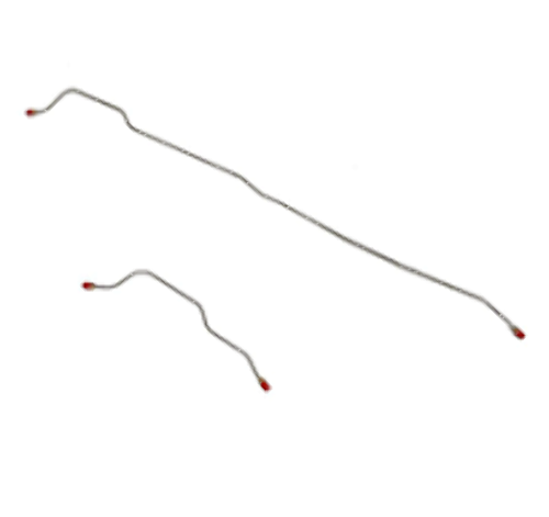65-66 Ford Mustang, Dual Exhaust; Disc Brake Complete Brake Line CBK0127SS