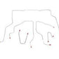 1995-98 GMC K1500 Ccomplete Brake Line Kit Reg Cab / Short Bed - CBK0128OM - Complete Brake Line Kit Car Part People
