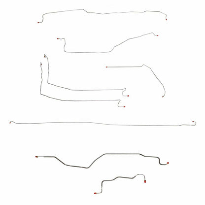 1999-02 Chevrolet Silverado Brake Line 4WD Reg Cab 78 Bed Stainless - CBK0130SS - Complete Brake Line Kit Car Part People