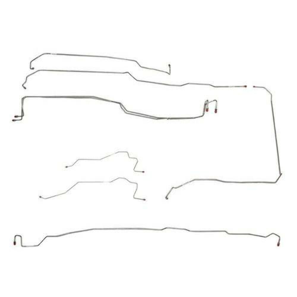 2001-07 GMC Sierra 2500 HD 6L V8 Brake Line Kit Ext Cab 97 Bed - CBK0134SS - Complete Brake Line Kit Car Part People