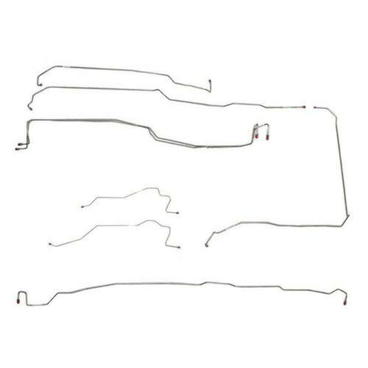 2001-07 GMC Sierra 2500 HD 6L V8 Brake Line Kit Ext Cab 97 Bed - CBK0134SS - Complete Brake Line Kit Car Part People