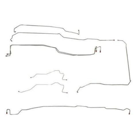 2001-07 GMC Sierra 2500 HD 6L V8 Brake Line Kit Ext Cab 97 Bed - CBK0134SS