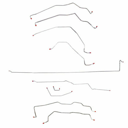 1981-86 GMC K3500 Complete Brake Line Kit No ABS Crew Cab Long Bed - CBK0136OM - Complete Brake Line Kit Car Part People