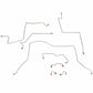 1995 - 1997 Dodge Ram 3500, 4WD, AWABS, Reg Cab, Long Bed  Brake Line Kit - CBK0147SS