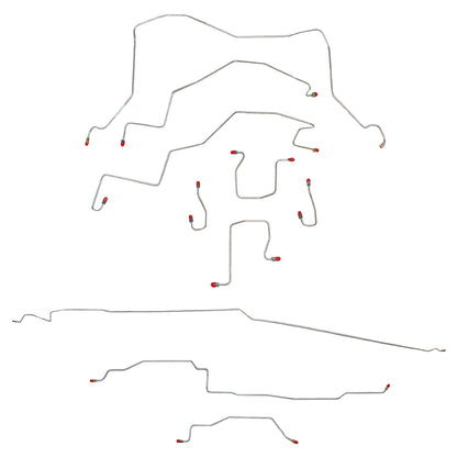 1998-2001 Dodge Ram 1500 Complete Brake Line Kit 4WD RWABS Quad Cab/Short Bed Stainless