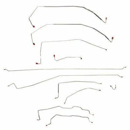 1987-91 Chevrolet R3500 Complete Brake Line Set 2wd Crew Cab Long Bed -CBK0152OM - Complete Brake Line Kit Car Part People