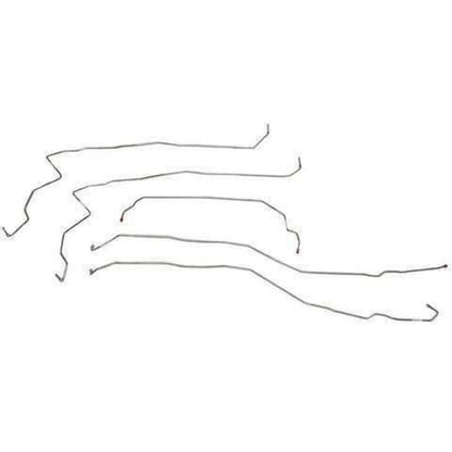 07-08 Chevrolet Silverado 2500 HD Crew Cab/Short Bed Stainless Steel - Complete Brake Line Kit Car Part People