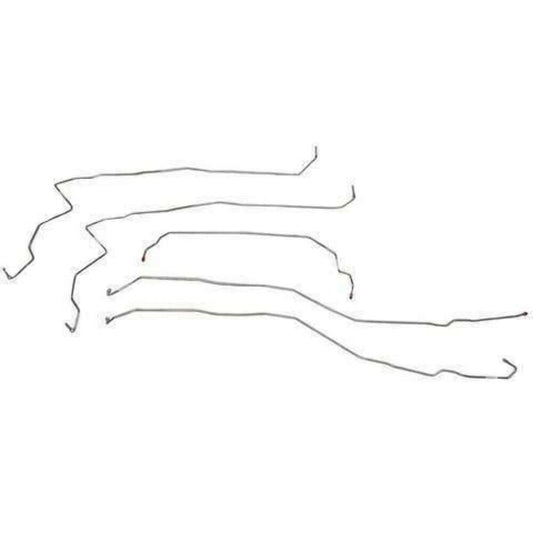 07-08 Chevrolet Silverado 2500 HD Crew Cab/Short Bed Stainless Steel - Complete Brake Line Kit Car Part People
