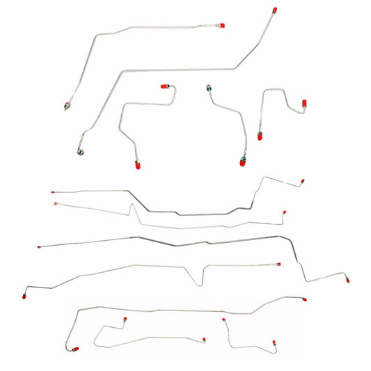 2000-07 Ford Taurus Brake Line Set Rear Drum Brakes Steel - CBK0158OM
