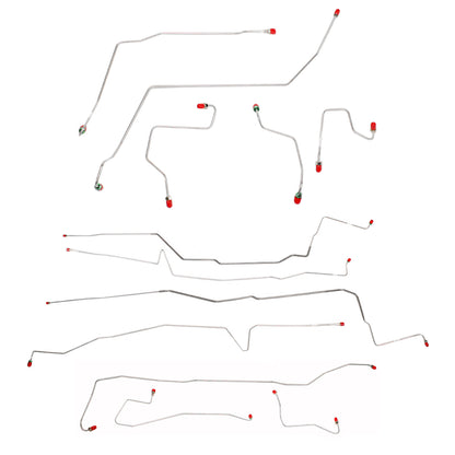 Ford, Mercury Complete Brake Line Kit; Fine Lines-CBK0158SS