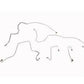2005-06 Ford F-250/F-350 SD Complete Brake Line 4WD AWABS Ext Cab Long Bed CBK0159SS - Complete Brake Line Kit Car Part People