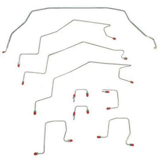 1998 - 2001 Dodge Ram 2500 Complete Brake Line Kit - CBK0160SS - Complete Brake Line Kit Car Part People