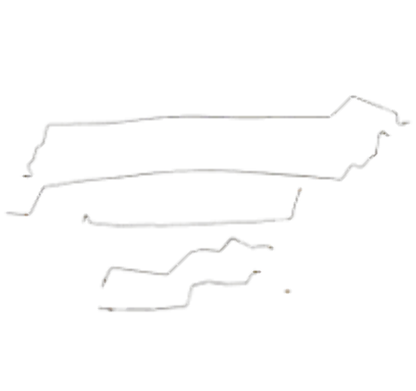 01-06 Hyundai Santa Fe Brake Line Kit Stainless Steel Non-ABS models CBK0162SS - Complete Brake Line Kit Car Part People