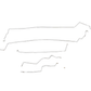01-06 Hyundai Santa Fe Brake Line Kit Stainless Steel Non-ABS models CBK0162SS