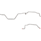 Dodge Complete Brake Line Kit; Fine Lines-CBK0163OM