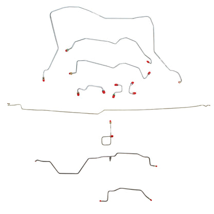 Dodge Complete Brake Line Kit; Fine Lines-CBK0163OM - Complete Brake Line Kit Car Part People
