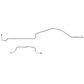 99-07 GM 1500HD or 2500 2WD/4WD Crew Cab 78'' Bed Brake Line CBK0168OM - Complete Brake Line Kit Car Part People