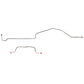 99-07 GM 1500HD or 2500 2WD/4WD Crew Cab 78'' Bed Brake Line CBK0168OM