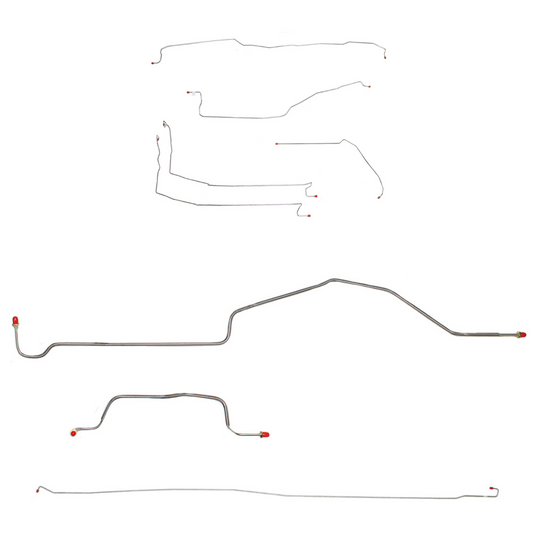 99-07 GM 1500HD or 2500 2WD/4WD Crew Cab 78'' Bed Brake Line CBK0168OM - Complete Brake Line Kit Car Part People