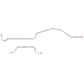 1999-07 GMC Sierra 1500HD 2/4WD Crew Cab 78 Bed Stainless - CBK0168SS - Complete Brake Line Kit Car Part People