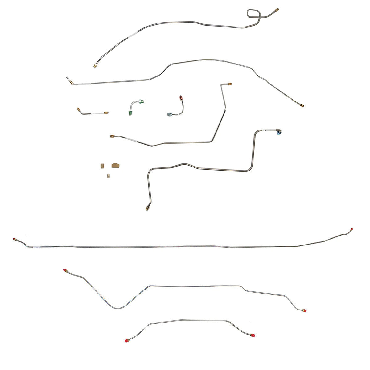 GM Complete Brake Line Kit; Fine Lines-CBK0170OM - Complete Brake Line Kit Car Part People
