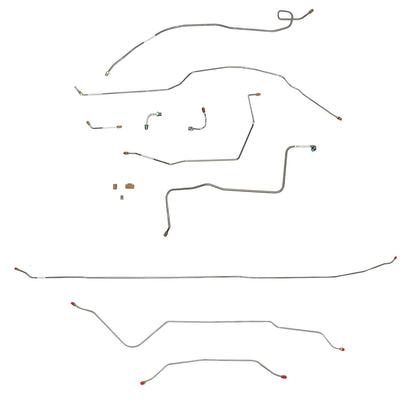 GM Complete Brake Line Kit; Fine Lines-CBK0170OM - Complete Brake Line Kit Car Part People