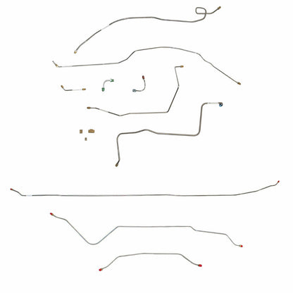 67-70 Chevrolet C10 Brake Line Kit 2WD Long Bed  Stainless Steel