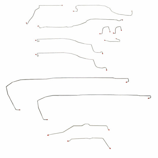 2003 - 2006 Chevrolet Tahoe Brake Line Kit - CBK0173OM - Complete Brake Line Kit Car Part People