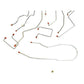 98-00 Chevrolet S10 Brake Line Kit 4WD Ext Cab/Short Bed Rear Disc - Complete Brake Line Kit Car Part People