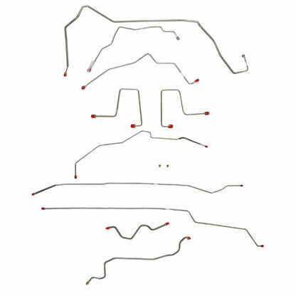 98-00 Chevrolet S10 Brake Line Kit 4WD Ext Cab/Short Bed Rear Disc - Complete Brake Line Kit Car Part People